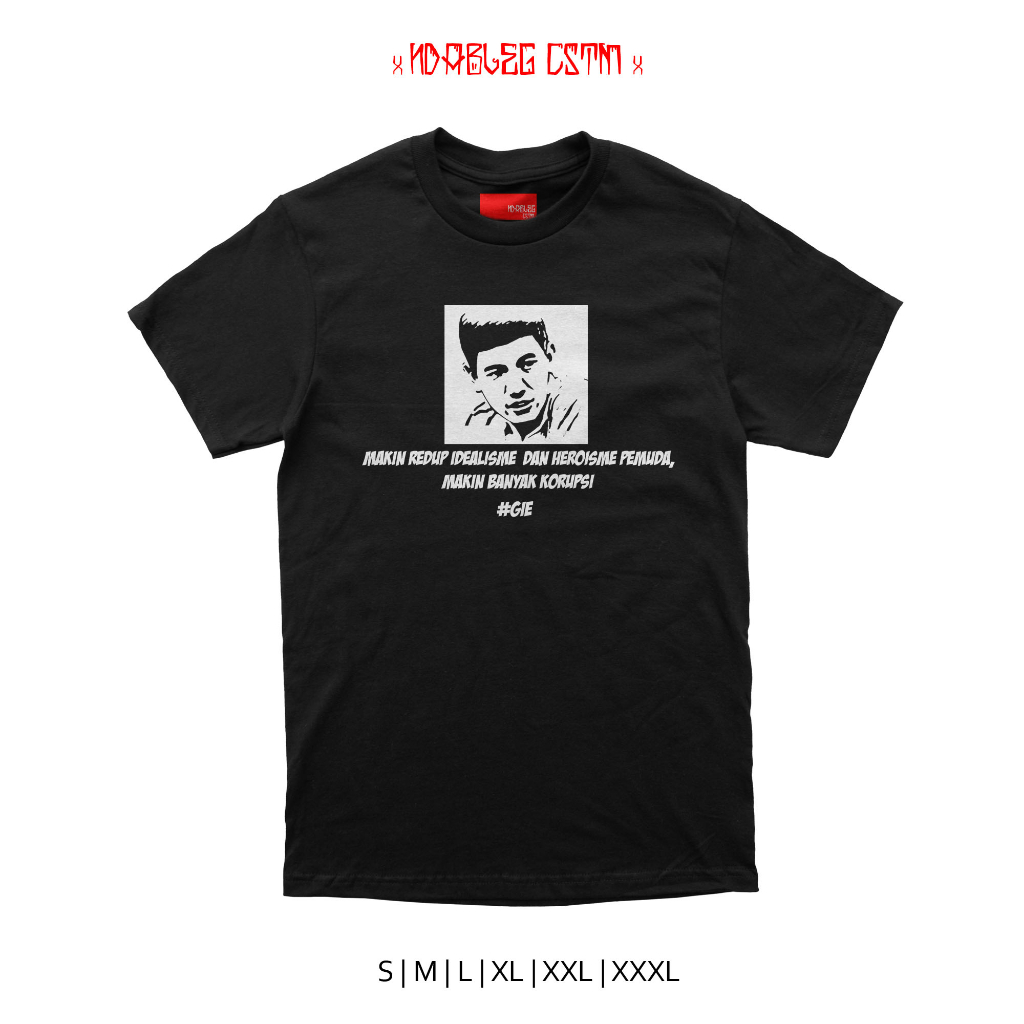 kaos soe hok gie aktivis kaos distro