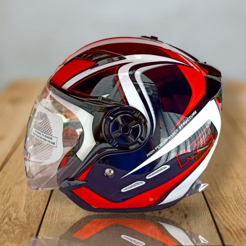 Helm NHK Gladiator K2 Merah / Helm NHK / Helm NHK Half Face