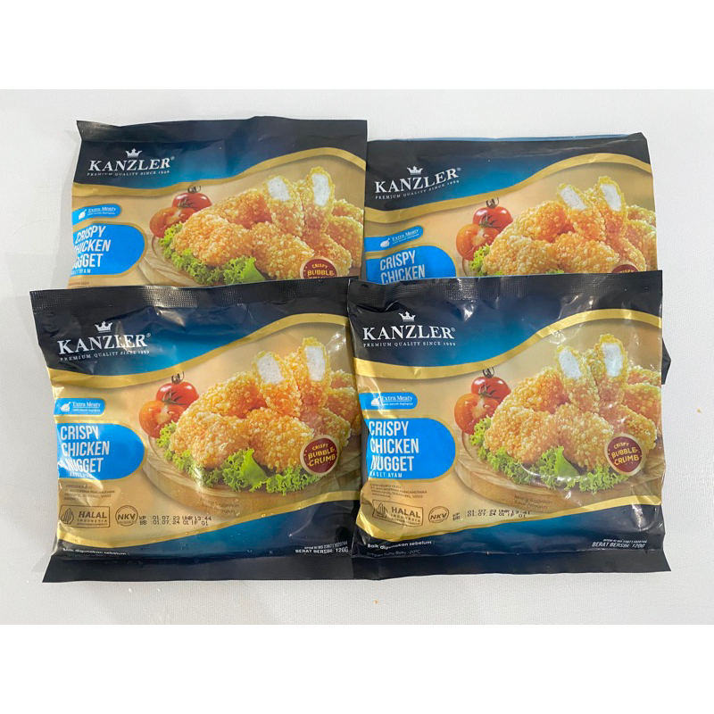 

Kanzler Crispy Chicken Nugget 250 Gr | Naget Ayam Krispi | Frozen Food Murah