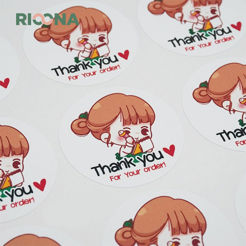 

120pcs Stiker Label Thank You For Your Order