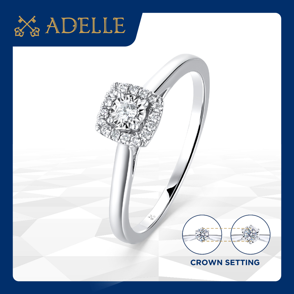 Adelle Jewellery - Etera Ring - Cincin Emas Berlian