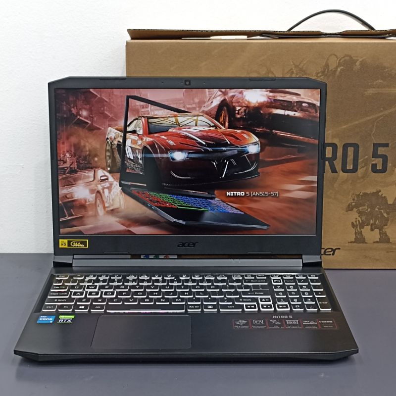 Laptop Gaming Acer Nitro 5 Intel Core i5-11400H 8/512GB RTX 3050