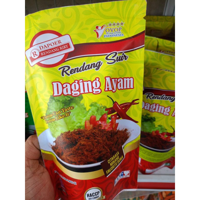

rendang suir daging ayam