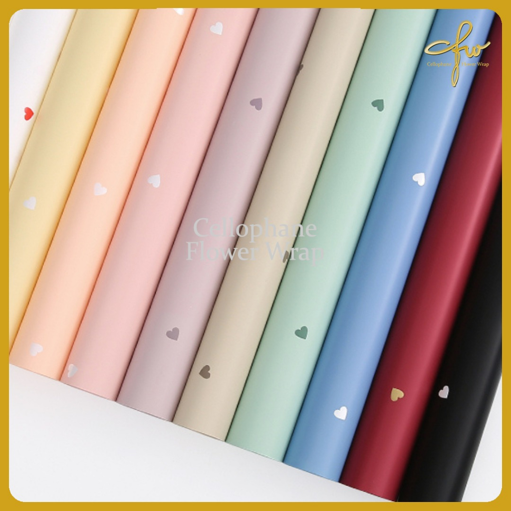 

Kertas buket Polkalove Cellophane Flower Wrap