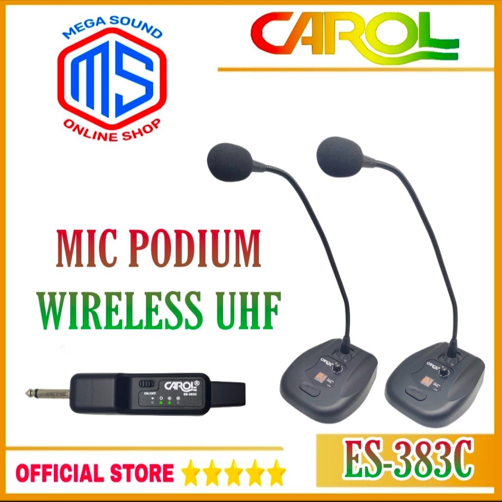 Microphone Wireless Meeting Carol ES-383C Mic Podium Wireless