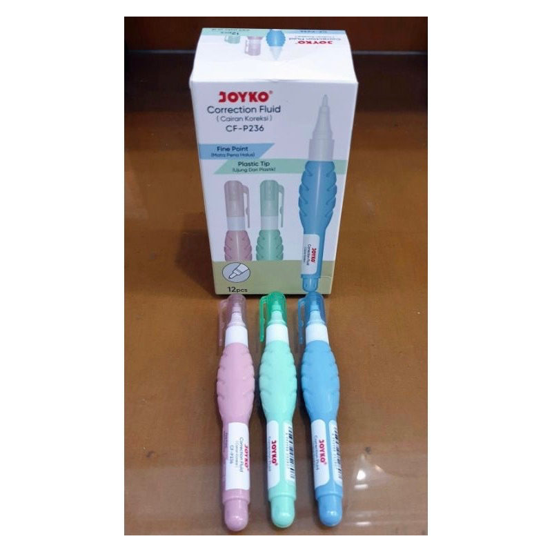 

P236 Tipex Cair Correction Liquid Koreksi Cairan Penghapus Joyko CF-P236 Pastel