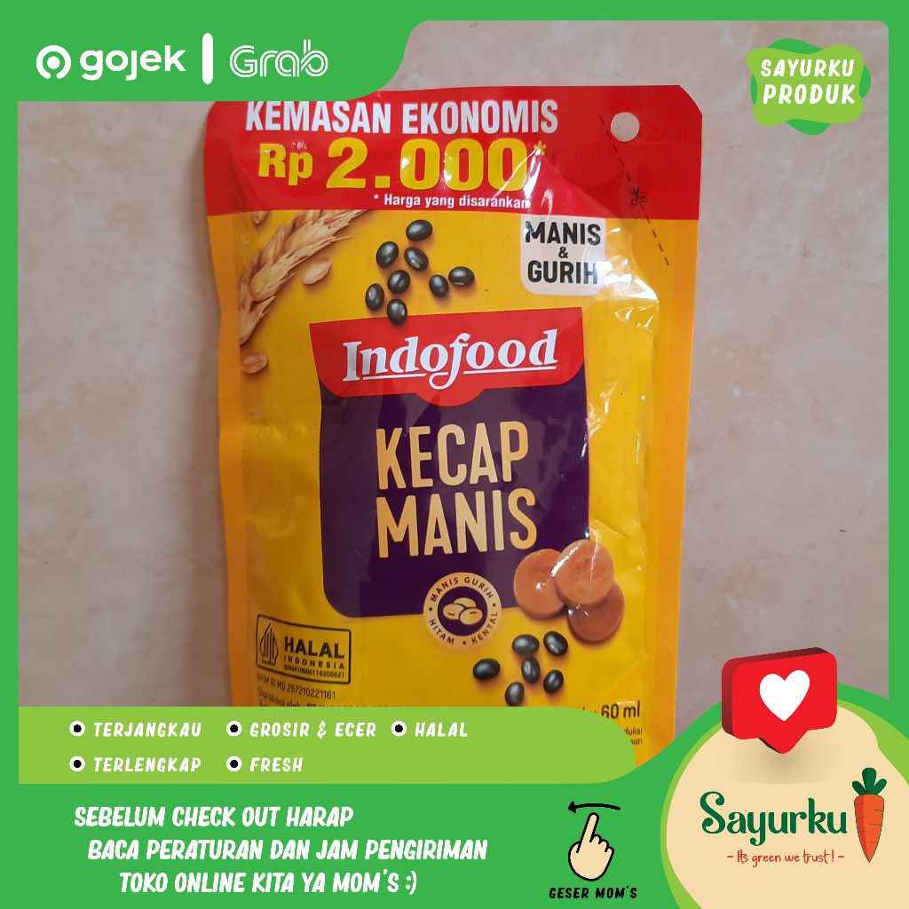 

INDOFOOD Kecap manis 60ml