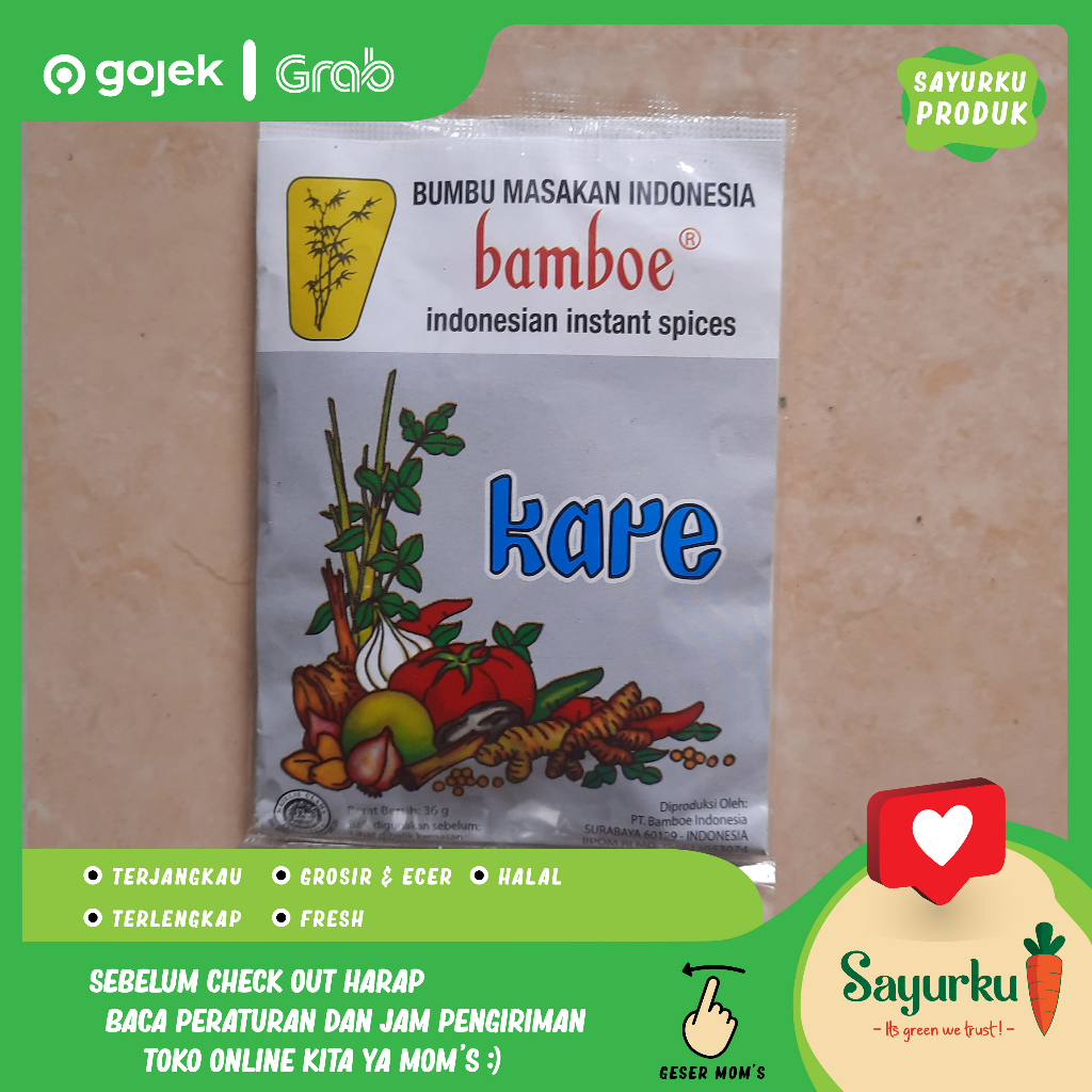 

BAMBOE Kare 36g