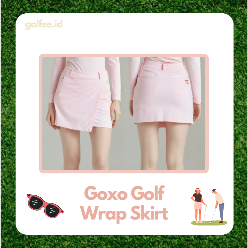 [Golf apparels, skirt] Goxo Golf Wrap Skirt