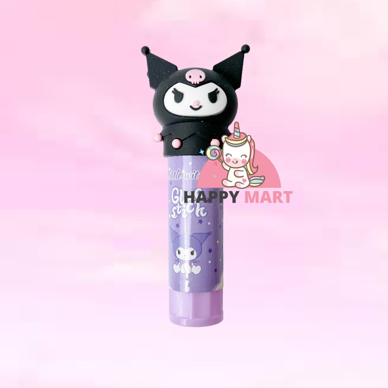 GLUE STICK HEAD ICON motif sanrio KUROMI