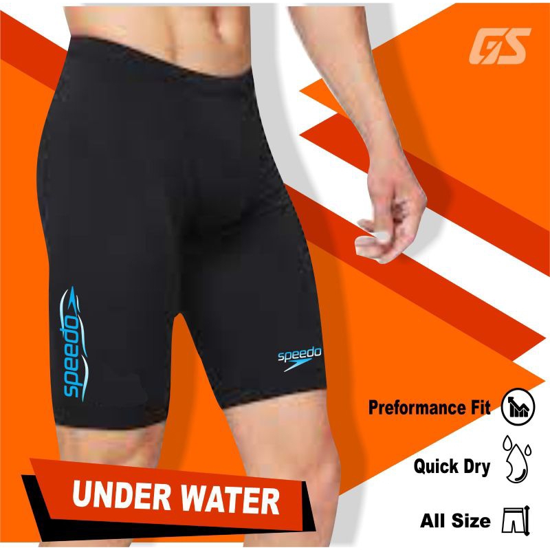 celana ketat pria wanita celana pendek olahraga renang