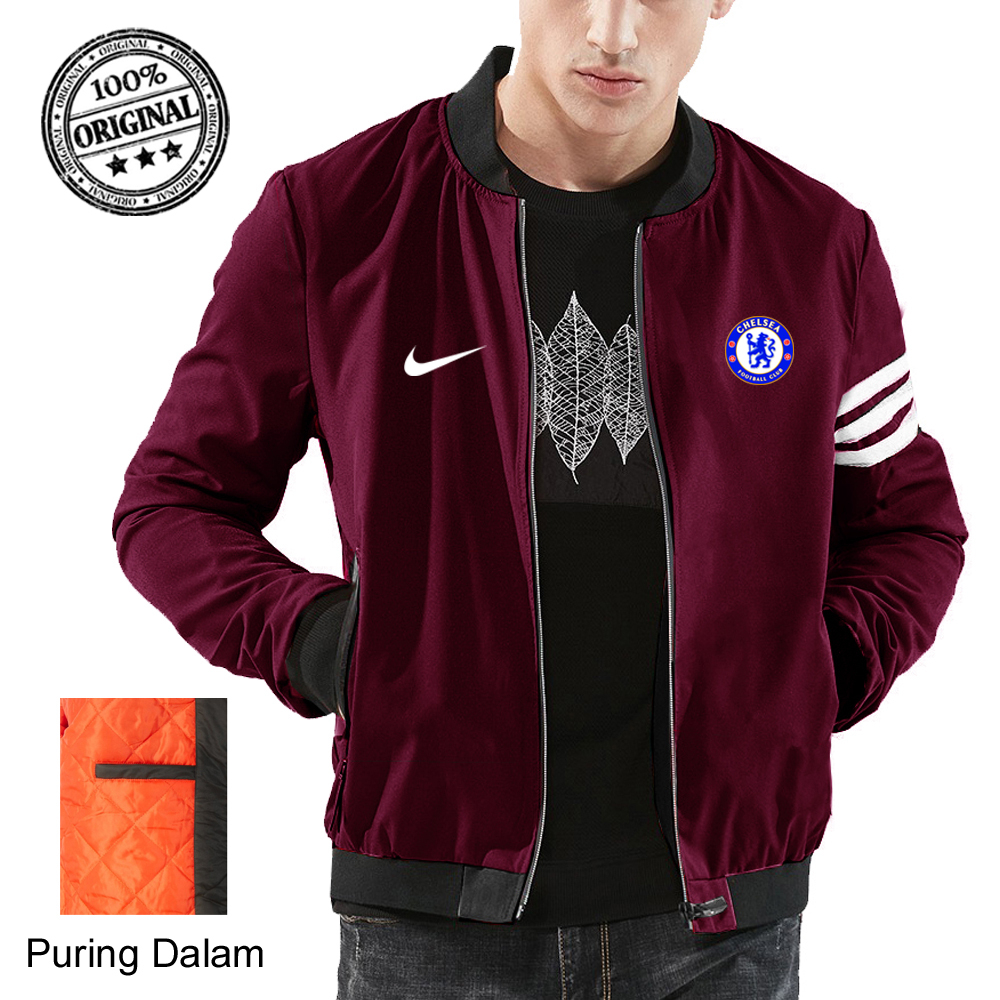 Jaket Bomber Slimfit Pria Chelsea/Jaket Parasut Pria/Jaket Pria Keren/Jaket Cowok/Jaket Pria Dewasa/