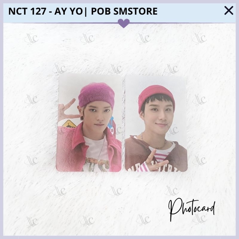 [NCT 127] Photocard Ay-yo POB SMStore Ver Taeyong, Jungwoo {Official}