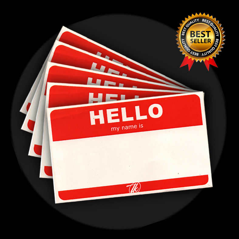 STICKER HELLO MY NAME / STICKER GRAFFITI