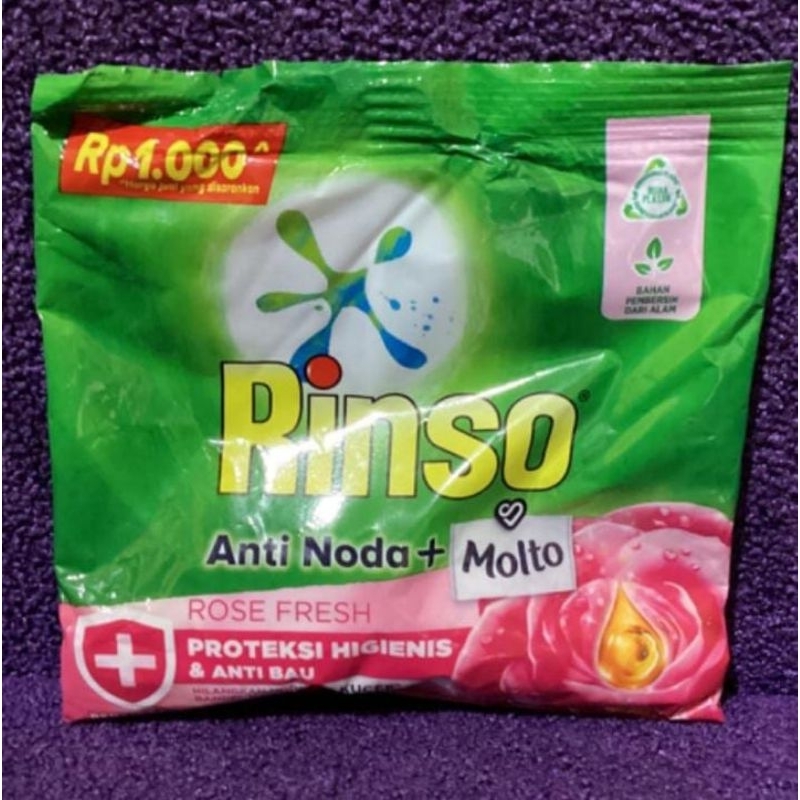 RINSO DETERJEN 40 Gram / RINSO DETERJEN BUBUK