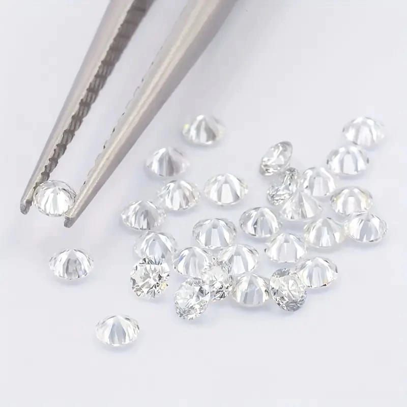 Moissanite Ukuran Kecil 0.8mm-1.4mm /pcs