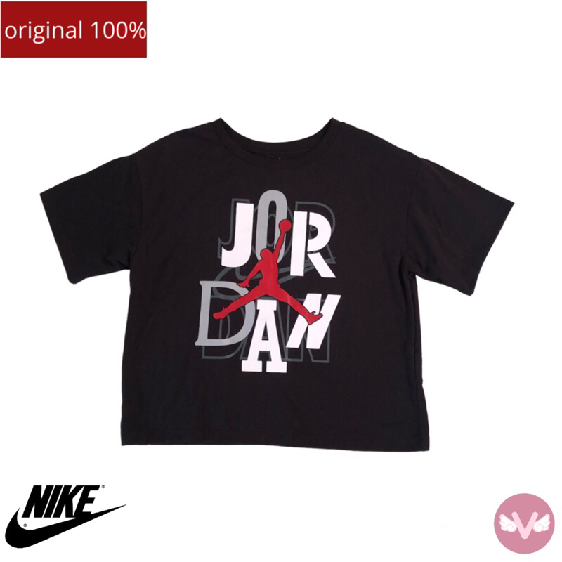 Nike Air Jordan Tshirt Baju kaos Nike anak Perempuan remaja Baju Nike Air jordan Anak Perempuan Baju