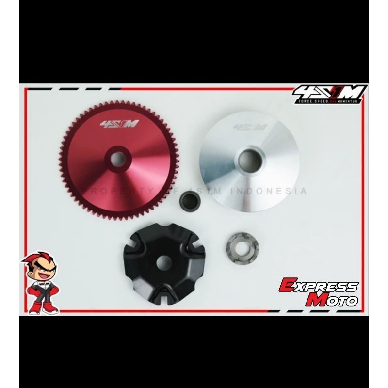 Pulley 4s1m beat karbu - beat fi stater kasar - vario 110 - vario techno - scoopy karbu - scoopy fi 