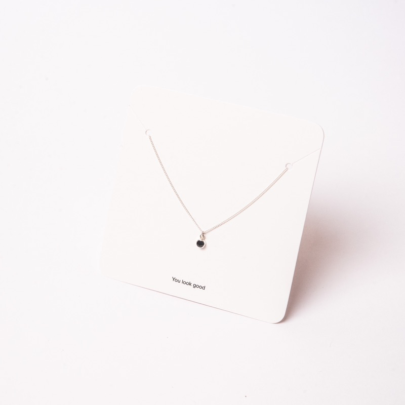 BIRTHSTONE NECKLACE (SEPTEMBER - BLUE SAPPHIRE)