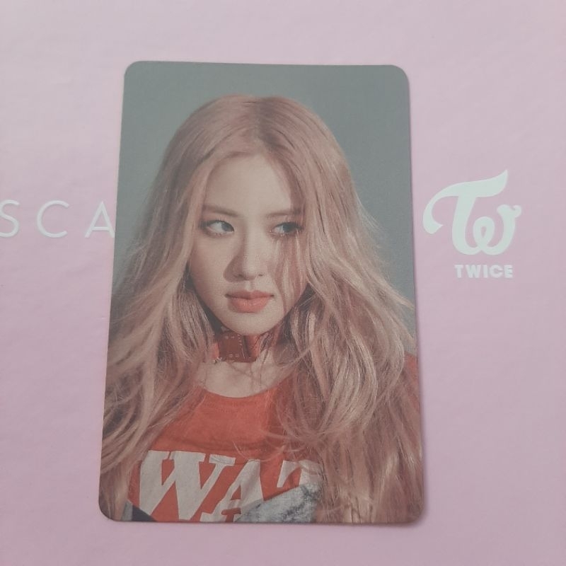 photocard blackpink rose roseanne park x samsung galaxy friend official