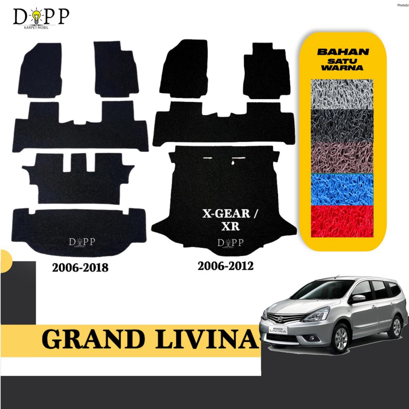 Karpet Mobil Grand Livina / Karpet Mobil Mie Bihun Nissan Grand Livina 2007-2018