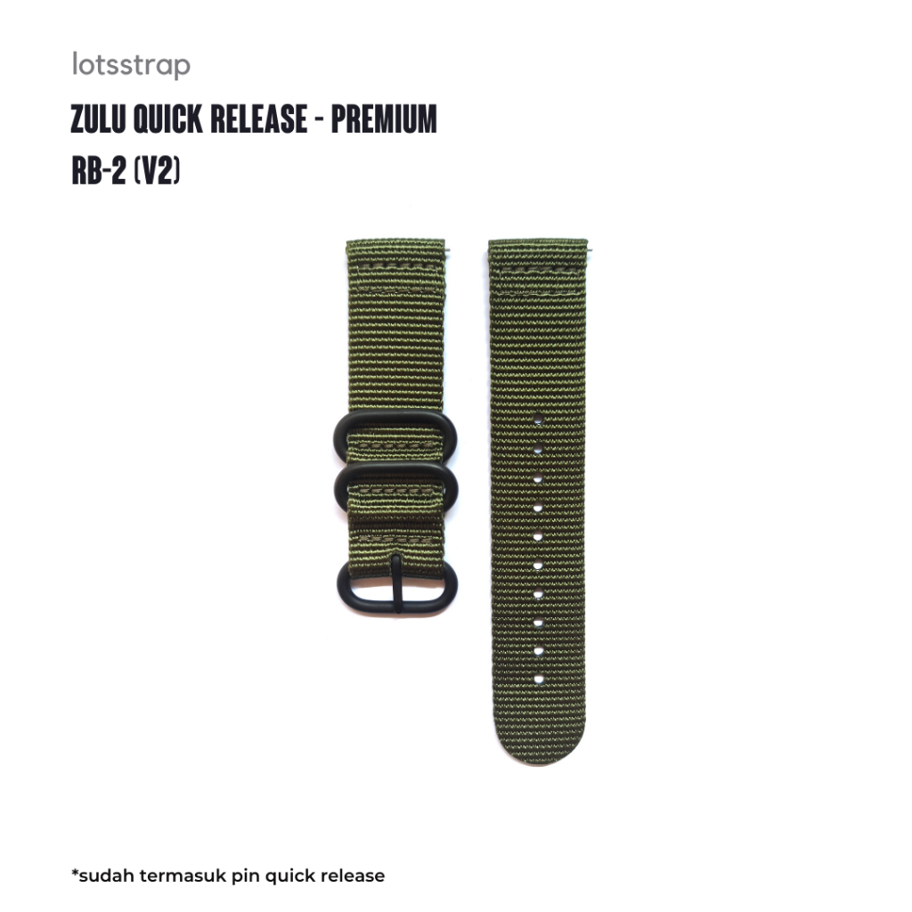 Tali Jam Nylon Zulu Strap Premium Ballistic - Quick Release Strap RB2