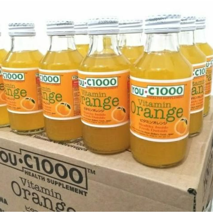 

COD // Minuman You C1000 Vitamin Orange 140 Ml 1 Dus Isi 30 Pcs // Minuman Sehat // You C1000 Orange 140 Ml // You C1000 Botol Ukuran 140 Ml // You C1000 Orange Botol Kaca