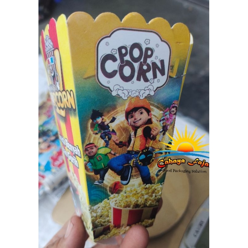 

Dos Kotak Pop Corn Motif Kartun
