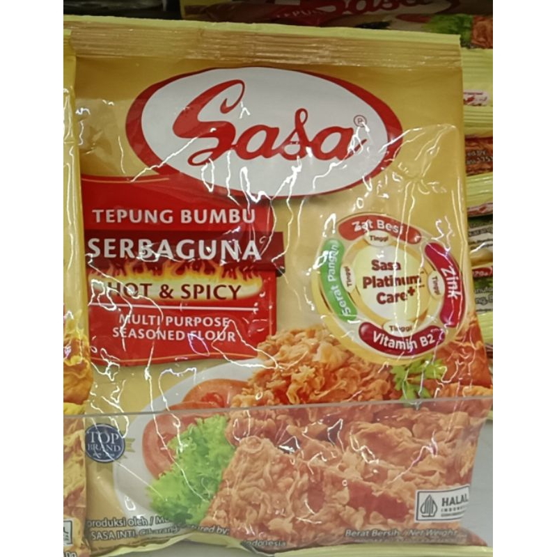 

SASA - TEPUNG BUMBU SERBA GUNA HOT & SPICY 210 GRAM