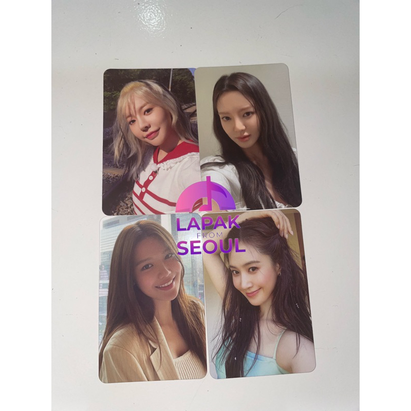 SNSD 15th anniversary official MD perfume photocard SUNNY HYOYEON SOOYOUNG YURI