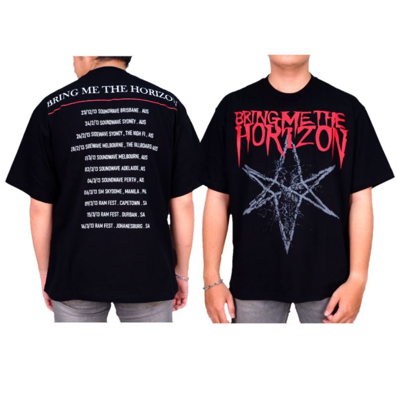 KAOS BRING ME THE HORIZON ALBUM KAOS BAND OVERSIZE KAOS BOOTLEG T SHIRT BRING ME THE HORIZON KAOS BM