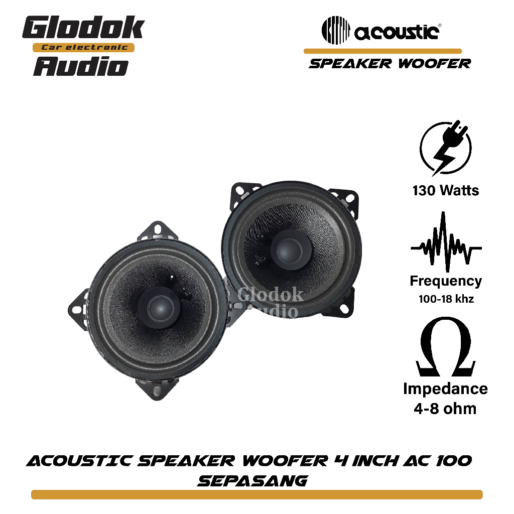 Speaker Woofer 4 inch  AC 100 ACOUSTIC