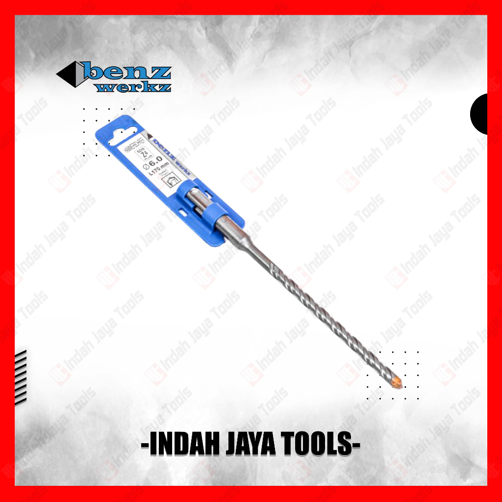 BENZ SDS PLUS Mata Bor Beton 20 mm x 200 310 450 600 1000 mm Tembok