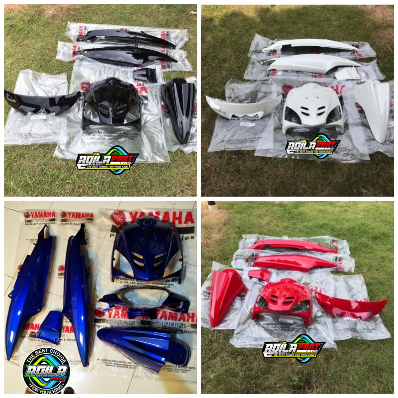 BODY SET MIO SPORTY ORIGINAL BIRU PUTIH HITAM MERAH ORIGINAL