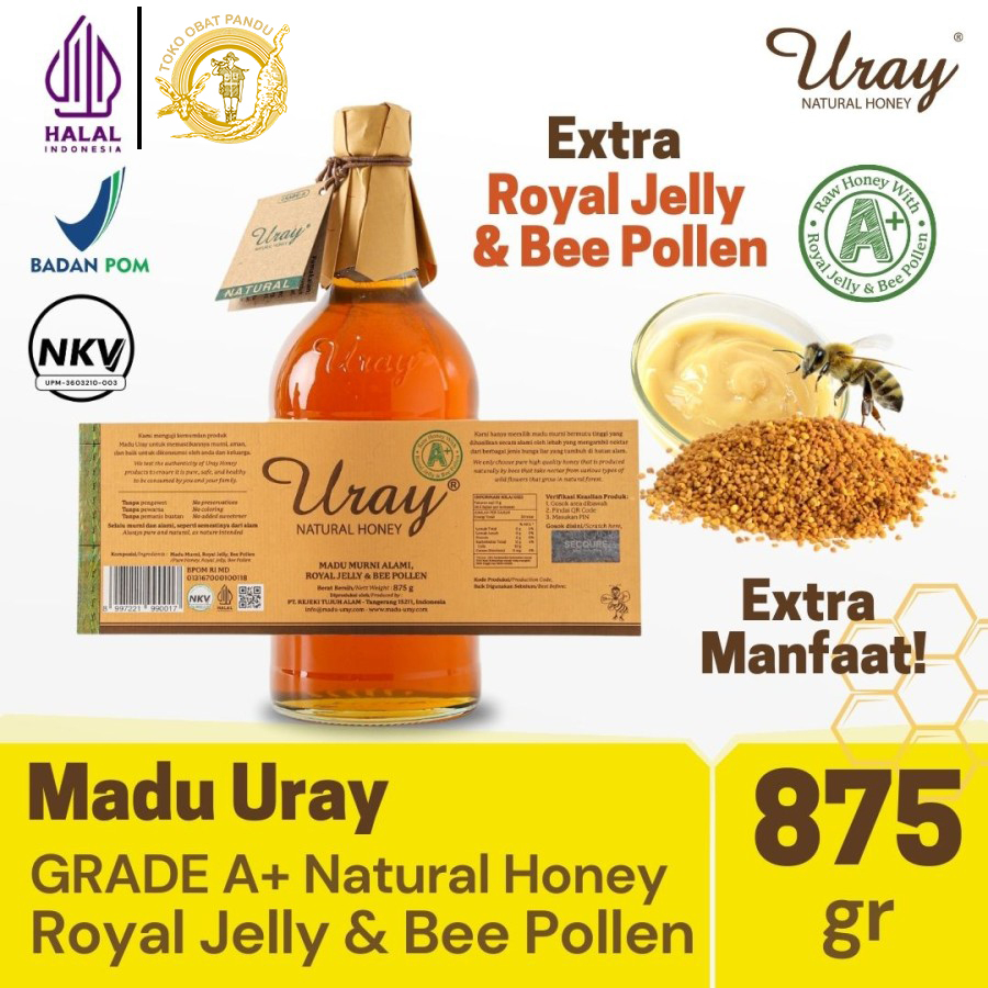 

NG MADU URAY NATURAL HONEY (875 GRAM) / MADU MURNI / PURE HONEY