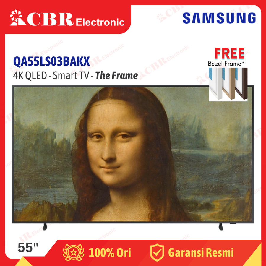 TV SAMSUNG 55 Inch LED QA55LS03BAKX (4K QLED - Smart TV - The FRAME)