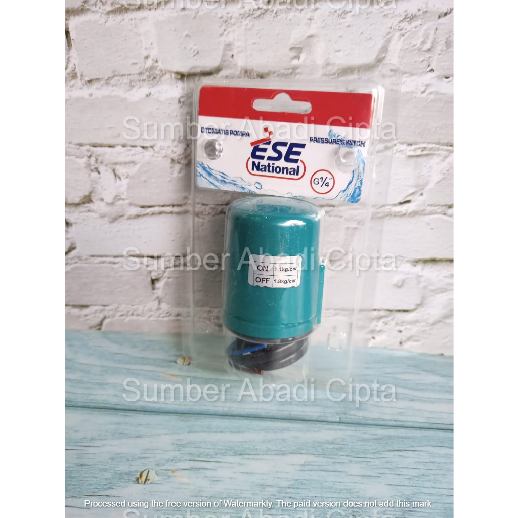 Otomatis Pompa Air 1/4" Ese National Automatic Pressure Switch