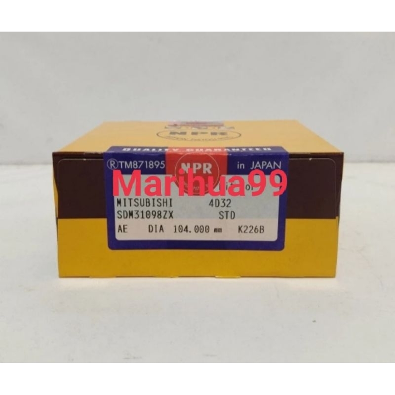 Ring piston mitsubishi 4D32 npr japan