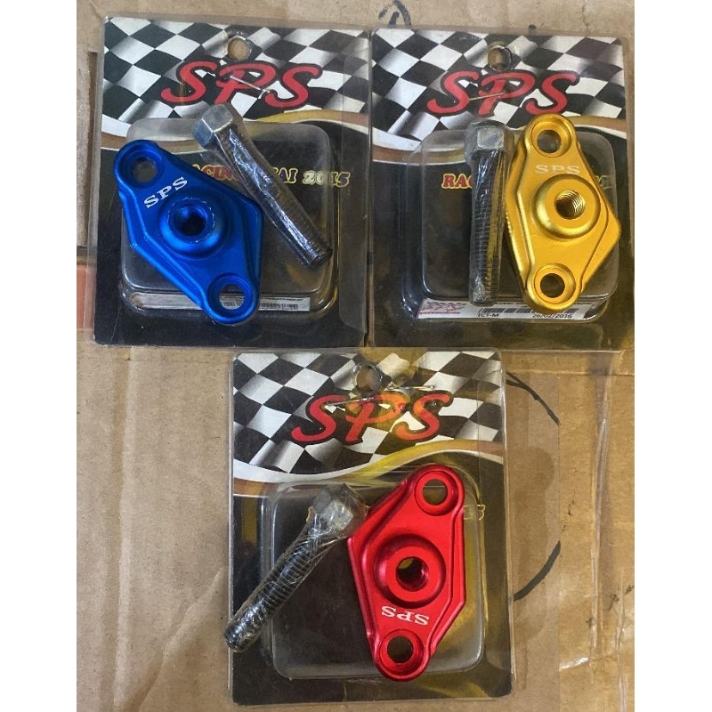 Setelan keteng Tensioner Mio Original SPS Racing Thailand setelan kamrat asli ori biru blue blu gold