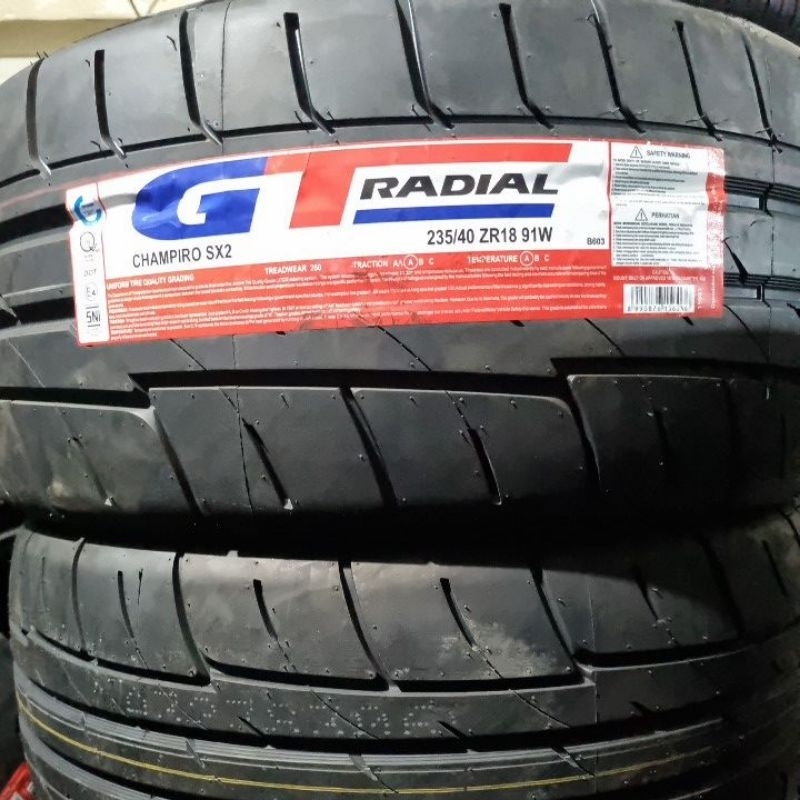 Ban GT radial 235/40R18 champiro SX2