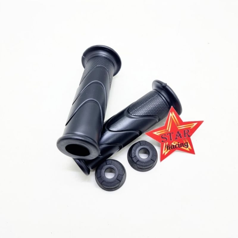 Paket Handgrip Honda original + free cover jalu stang beat new beat street Genio dan Vario 160