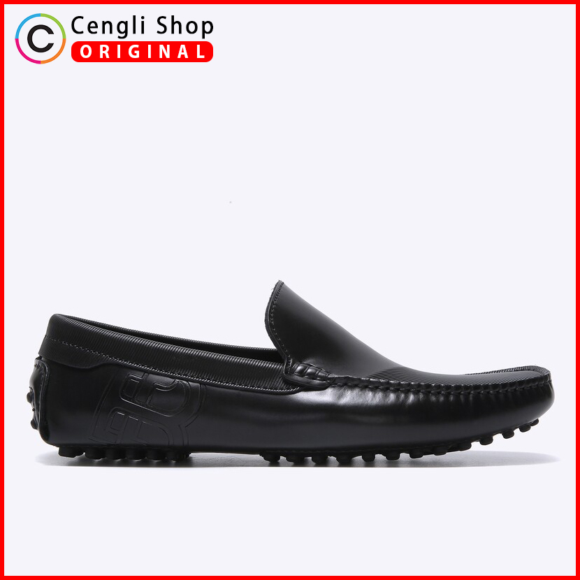 EM79 SEPATU LOAFER EVERBEST LOAFERS PRIA ORIGINAL PANSUS KULIT ASLI ORI HITAM
