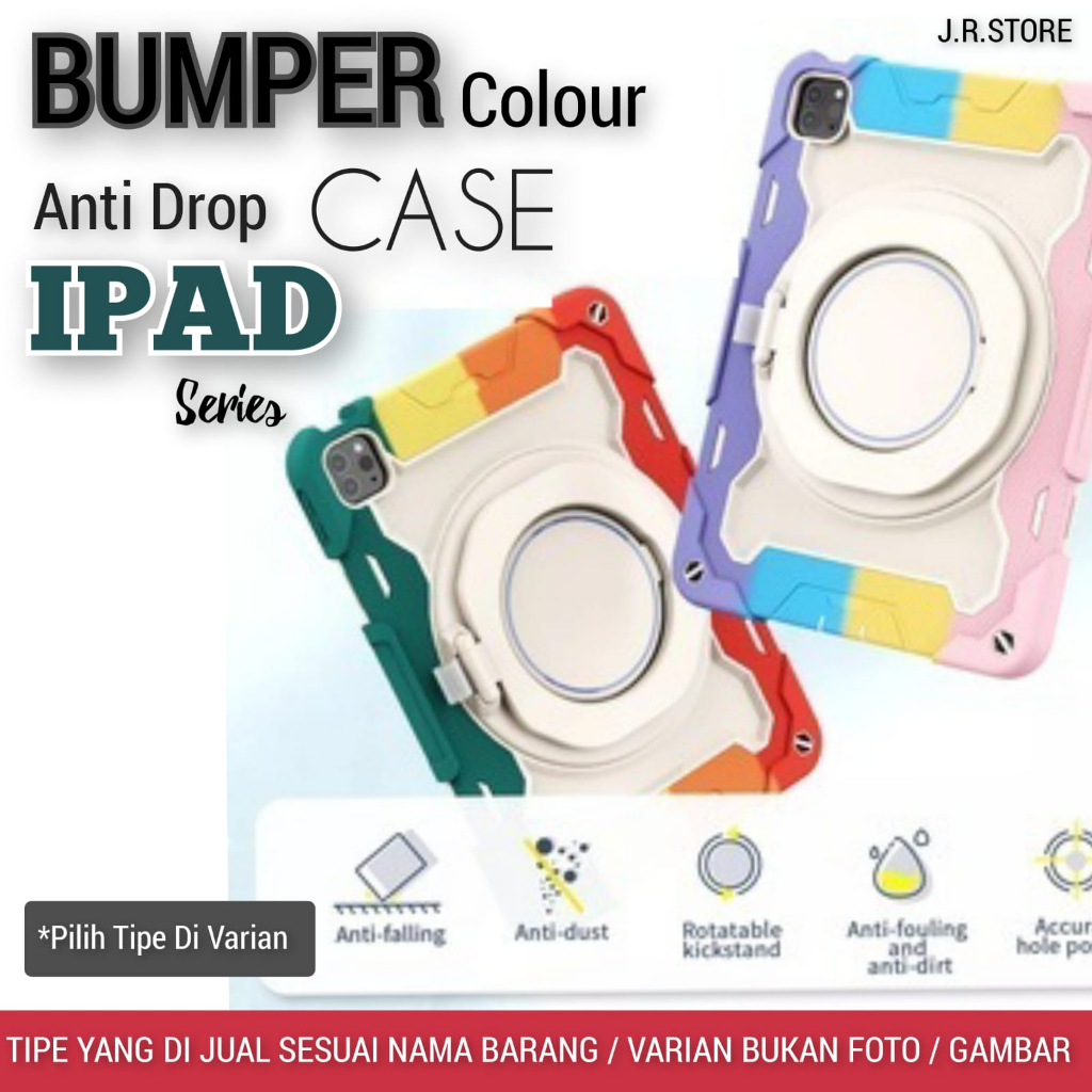 ANTI DROP BUMPER CASE IPAD 11 (A16) 10 9 8 7 6 5 / MINI 7 (A17 Pro) MINI 6 / AIR 11 7 6 5 4 2 1 AIR 