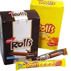 

NABATI ROLLS KEJU / COKLAT 1 PACK (20PCS)