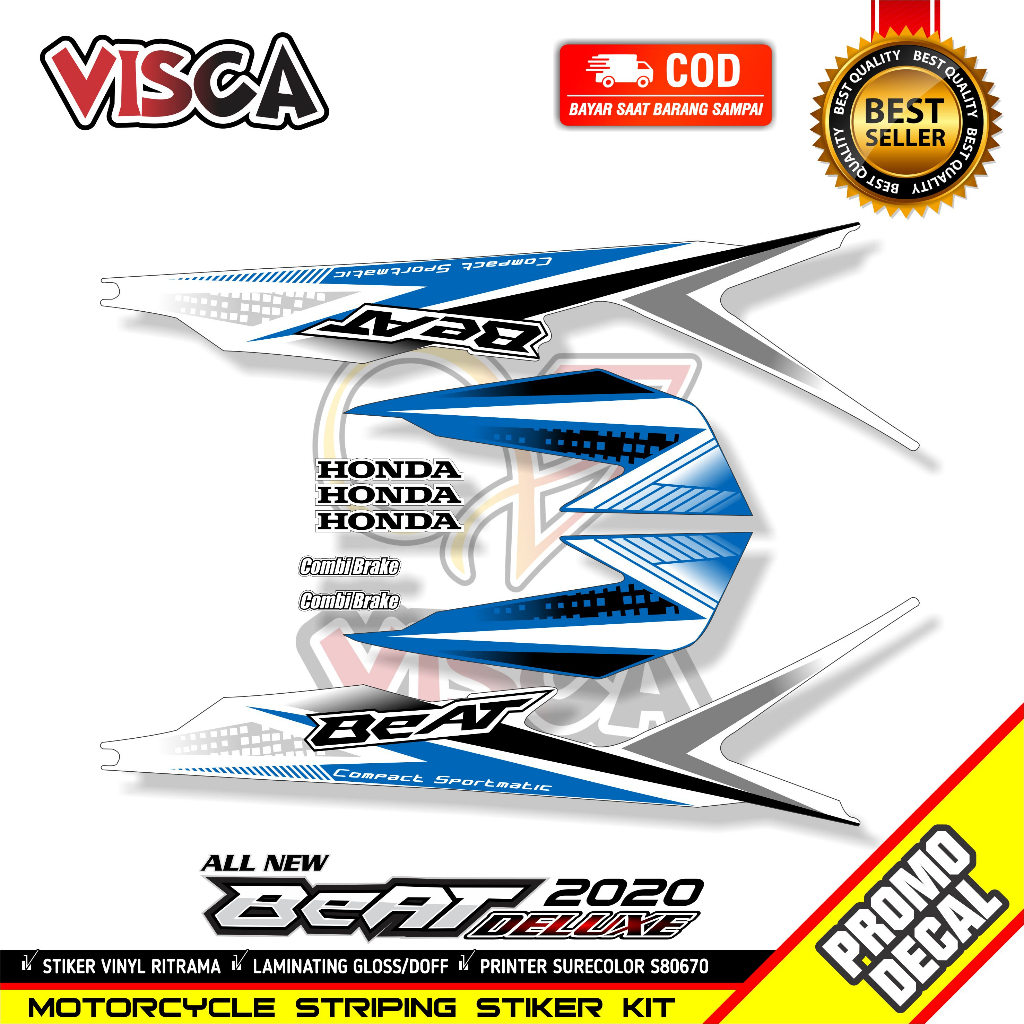 Stiker Striping Les Ori Beat DELUX 2020