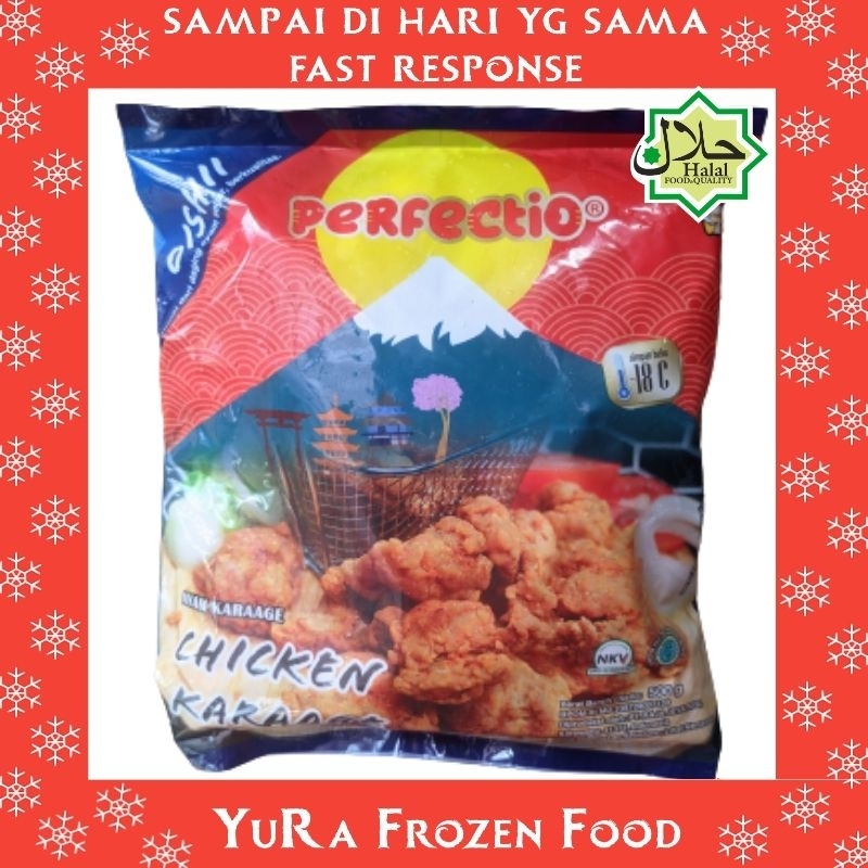 

PERFECTIO Chicken Karage 500 / 250 gr Naget Ayam paha