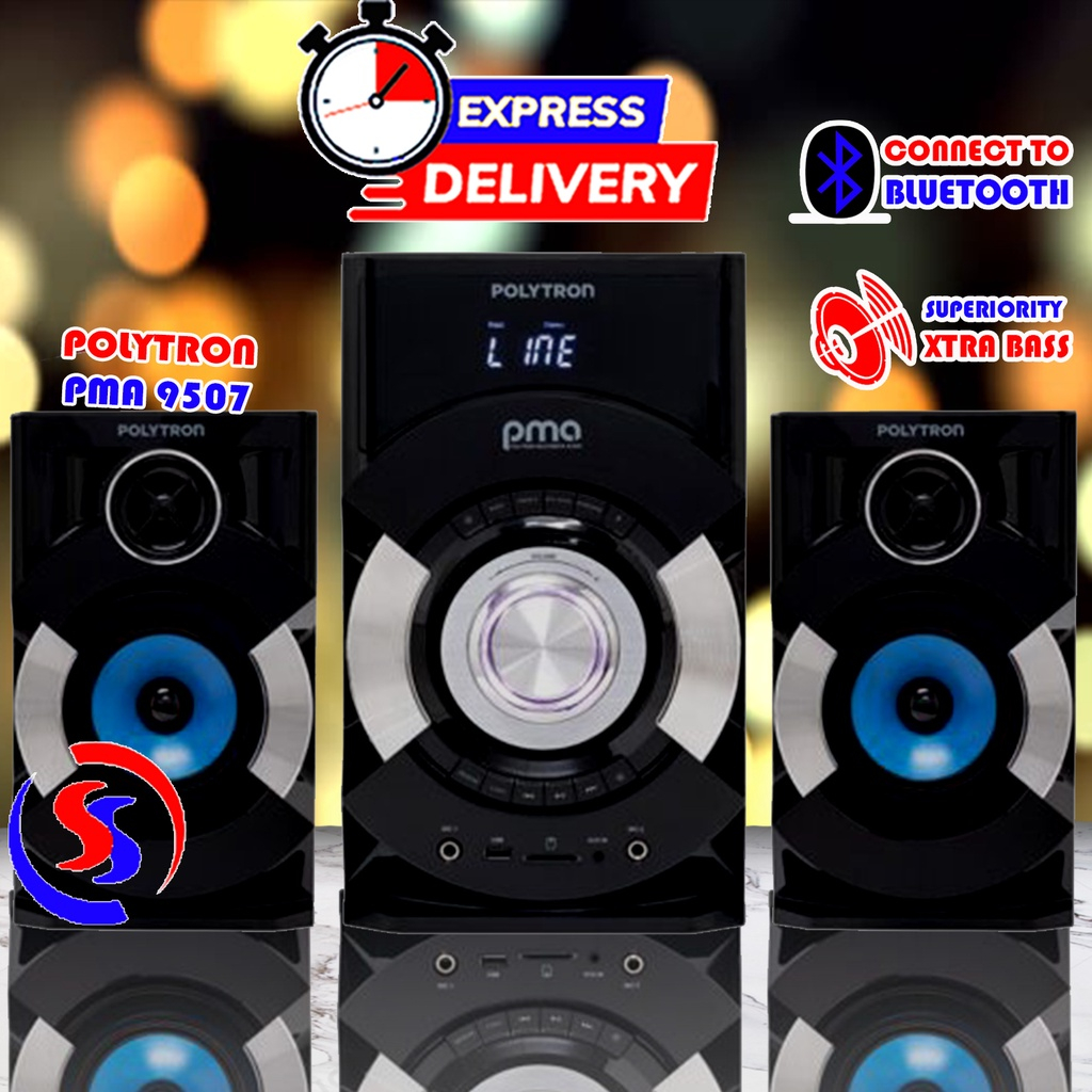 Speaker Bluetooth Polytron PMA 9507 / 9527 100% ORI Speaker Polytron PMA 9507 / 9527 Spiker Polytron