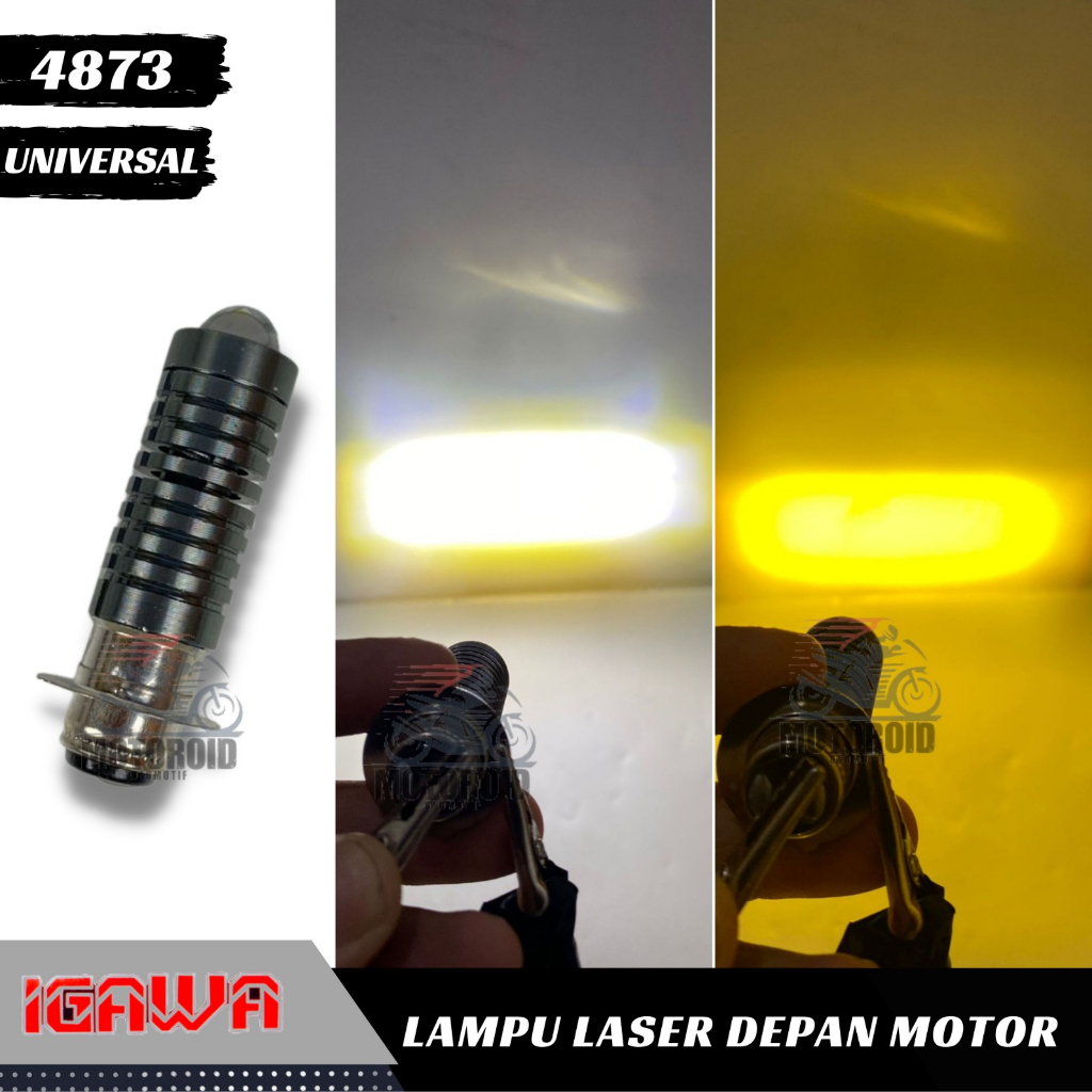 LAMPU DEPAN LASER XCASE LAMPU MOTOR H6 MATIC BEBEK KAKI UNIVERSAL MOTOR BEBEK MATIC BEBEK KAKI  SUPE