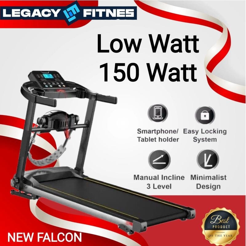 Treadmill Elektrik Low Watt Legacy Falcon