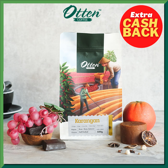 Kopi Arabica Kerinci Kayu Aro Natural Process 500g - Biji / Bubuk Kopi Otten Coffee